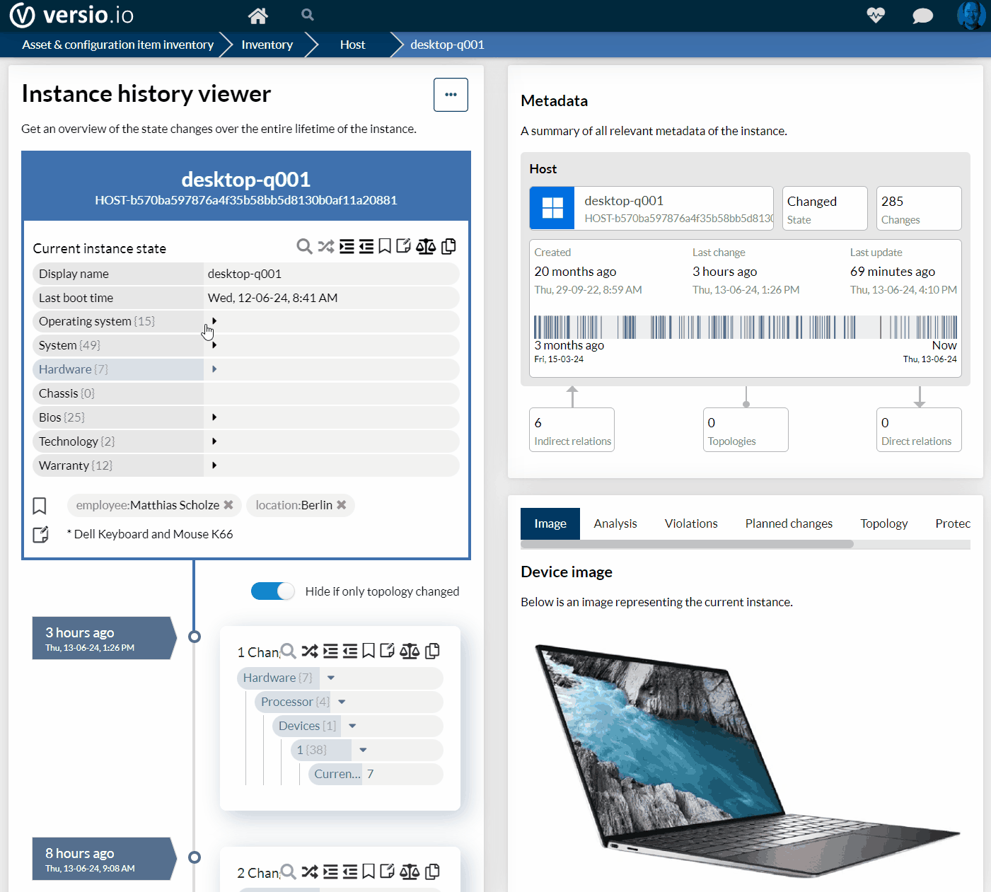 Fully automated and continuous inventory of your desktop and software assets